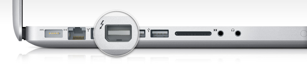 Thunderbolt現(xiàn)配備于全新 MacBook Air、MacBook Pro、iMac 和 Mac mini 之上