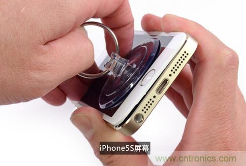 土豪金iPhone 5S拆解：內(nèi)部結(jié)構(gòu)升級，維修難度增加