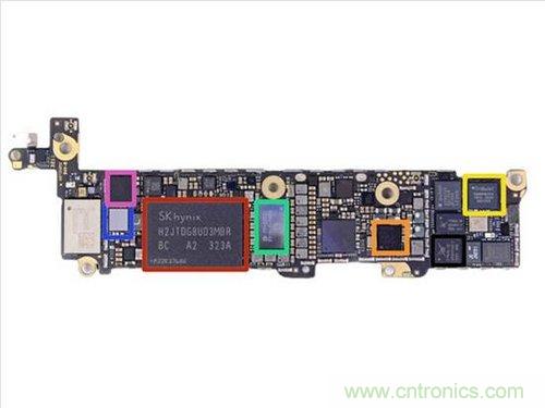 土豪金iPhone 5S拆解：內(nèi)部結(jié)構(gòu)升級，維修難度增加