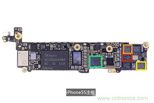 土豪金iPhone 5S拆解：內(nèi)部結(jié)構(gòu)升級，維修難度增加