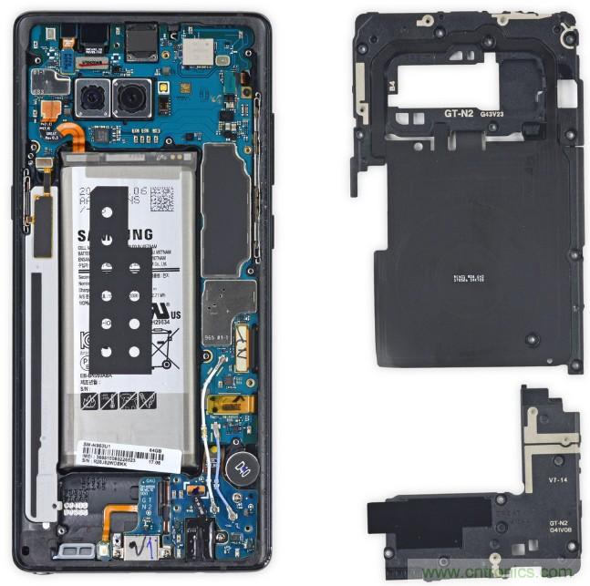 三星Note 8拆解，模塊化+分離式設計成趨勢？