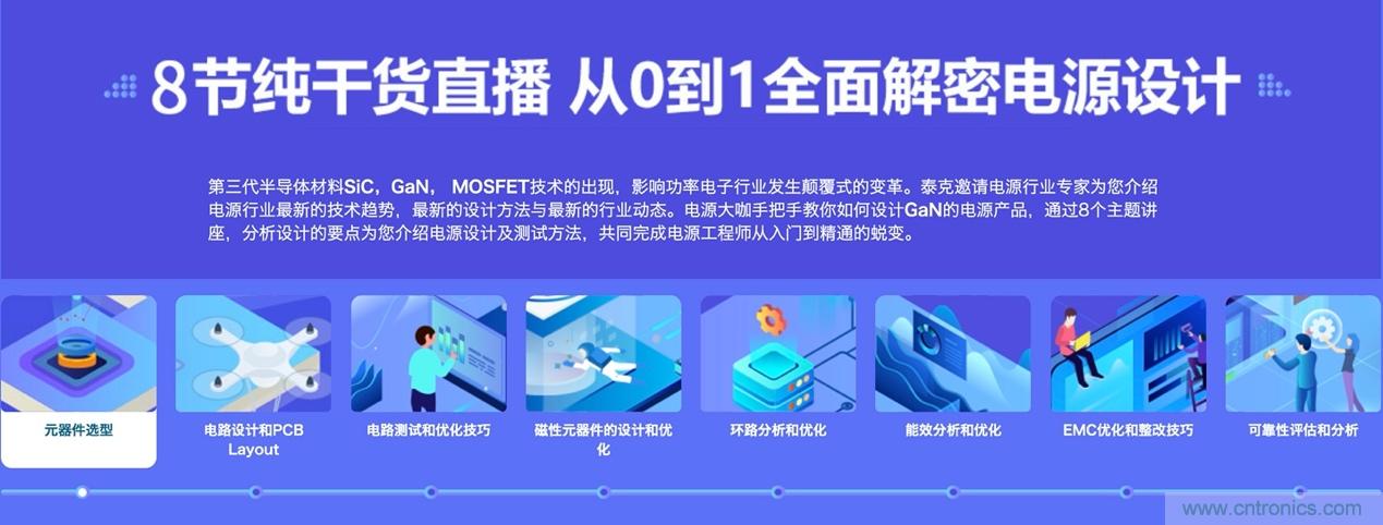 致工程師系列之三：高效GaN電源設(shè)計(jì)八部曲，泰克系列視頻課堂實(shí)操秘籍